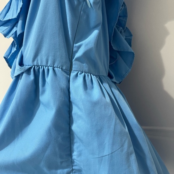 Entro Blue Ruffled Sundress - Picture 4 of 4